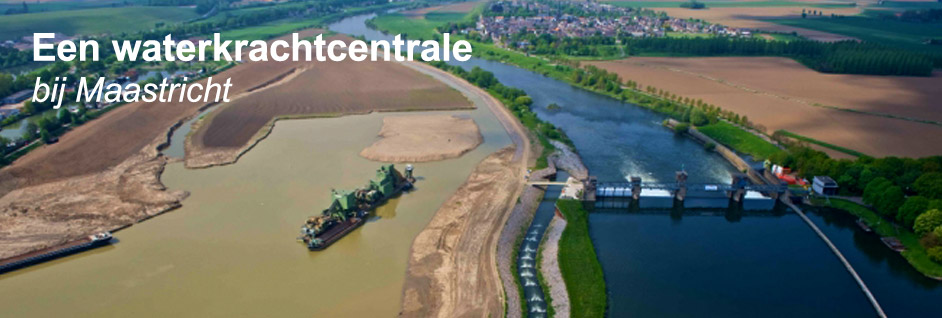 Een waterkrachtcentrale bij Maastricht
